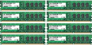 64GB KIT (8 x 8GB) for Intel D Series DX79SI DX79SR (Non-ECC) DX79TO. DIMM DDR3 Non-ECC PC3-10600 1333MHz RAM Memory. Genuine A-Tech Brand.