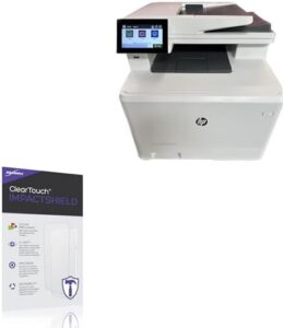 BoxWave Screen Protector Compatible With HP LaserJet Enterprise M480 – ClearTouch ImpactShield (2-Pack), Impenetrable Screen Protector Flexible Film