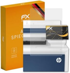 Screen Protector compatible with HP Color LaserJet Pro MFP 4302fdw Screen Protection Film, anti-reflective and shock-absorbing FX Protector Film (2X)