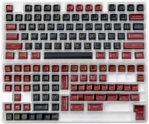 142Pieces Double Shot Injections Keycap Set 2 Tone for Mechanical Keyboards