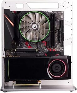 PC Case All Aluminum Open Air Test Bench Compatible ATX MATX ITX Motherboard Computer Cooling Vertical Personalized Chassis Silver