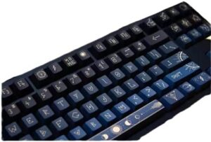 Computer keyborads PBT Dye Upgrade 108 Keycap Set Profile with Puller for Cherry Mx Gateron Kailh Switch Mechanical Keyboard Egyptian Pharaohs and Mythology Series, Zeus Poseidon (5)