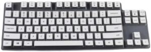 Thin Keyboards Skin Covers, Clear Silicone Laptop Keyboards Skin Protective Film for K835 K855 Wireless Keyboards