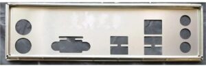 IO I/O Shield Back Plate Backplate Bracket Baffle fit for GIGABYTE GA-H61M-S1 GA-H61M-D1 GA-78LMT-S2 Computer Motherboard Bezel