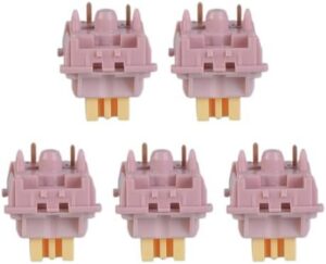 Cream Yellow Peach Silents Line Switches Pre Lubed Tactiles 3Pin Paragraph Axises for Mechanical Keyboards