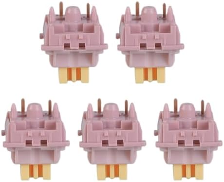 Cream Yellow Peach Silents Line Switches Pre Lubed Tactiles 3Pin Paragraph Axises for Mechanical Keyboards