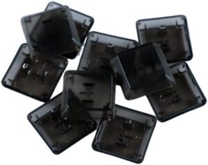 1U Standard Size Translucent Black Keycaps Perfectly For Gaming And Office Use On G813 G815 G913 Mechanical Keyboards