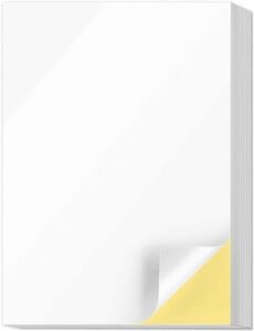 200 x A4 White Paper Sticker Labels 210mm x 297mm