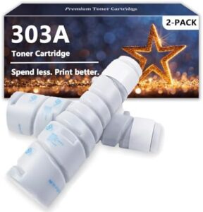 303A Toner Cartridges Compatible for Konica Minolta 303A 8937-747 Toner for Bizhub Di 3510 Di 3010 Di 4510 Printers, 2 Pack