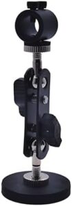 360 Degree Stand Clamp Magnetic Base with 10mm-26mm Mount Holder for Laser Module Pointer/Laser Pen/Flashlight (12mm Holder)