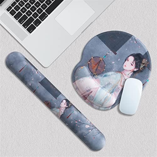 3D Laptop Pc Office Mouse Pad with Wrist Support Comfort Hand Rest Chinese Girl Gaming Mouse Pad