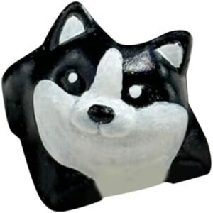 3D Resin Dog Keycap Handmade Game Keyboard Keycaps Enhances Typing Durability And For Multiple Switches Types Keycap