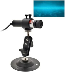 488nm Sky Blue Laser Swamp Pond Module Line Projector Generator for Halloween Swamp Haunted House with Adapter and Mount