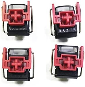 4Pcs Optical Switches V2 Hot Swap Slient Liner Switch for Huntsman Gaming Mechanical Keyboard Linear Optical Switches