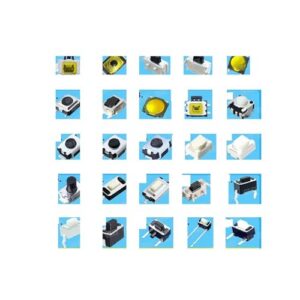 500PCS Assorted Micro Push Button Tact Switch Reset Mini Leaf Switch 12 * 12 3 * 6 6 * 6 100 Types Repair Part