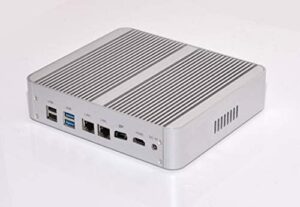 7th Generation Intel Core Kaby Lake R i5 7260U Industrial Barebone, Fanless Barebone, Silent PC, Audiophile Hi-Fi with Rich IO: DP HDMI USB3.0 Dual LAN SPDIF SD Card Reader DDR4