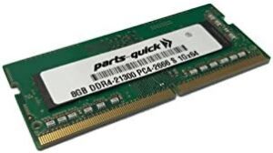 8GB (1X8GB) Memory for HP OMEN Gaming Laptop 17-an198ms DDR4-2666 SODIMM RAM (PARTS-QUICK Brand)