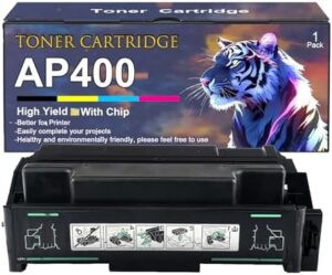 AP400 Toner Cartridge Replacement for Ricoh 400942 Toner Cartridge High Yield Work for Ricoh AP400 AP400N AP401 AP410 AP410N AP500 Printers