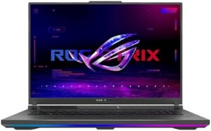 ASUS ROG Strix G18 18″ 240Hz Laptop 1TB SSD 64GB DDR5 RAM Win 11 Pro (Intel 14th Gen Core i9-14900HX Processor Turbo 5.80Ghz, NVIDIA GeForce RTX 4070, 18″ QHD 2560×1600) Gaming Notebook Computer