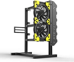 ATX Matx ITX Water Cooling Motherboard Test Bench Open Air Frame Computer Case Aluminum Bracket DIY Bare Frame Support Graphics Card