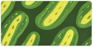 Abstract Cucumbers Pickles Desk Mouse Mat Laptop Pad Desktop Protector Non-Slip Keyboard Pads for Office Gamer