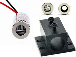 Adjusted Focusable 5mw 650nm Red Diode Laser Dot/Line/Cross Module with 12mm Heatsink