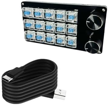 Advanced Programmable Macro Keyboards Mechanical Gaming Keypad Wire Hot Swappable Switches for Efficient Task Execution