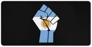 Argentina Flag Resist Desk Mouse Mat Laptop Pad Desktop Protector Non-Slip Keyboard Pads for Office Gamer