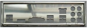 Backplate I/O Shield Fit for Asus H110-I/G11CD Motherboard OEM