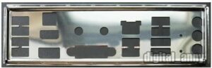 Backplate I/O Shield Fit for Asus P8Z77-I DELUXE Motherboard OEM