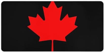 Canada Flag Desk Mouse Mat Laptop Pad Desktop Protector Non-Slip Keyboard Pads for Office Gamer