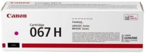 Canon 067H Toner Cartridge 1 Piece Original Magenta