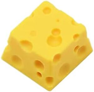 Cheese Keycap Cute Personality Resin Mechanical Keyboard for Key Cap Chesse Cake Design Yellow Keycaps Keycap