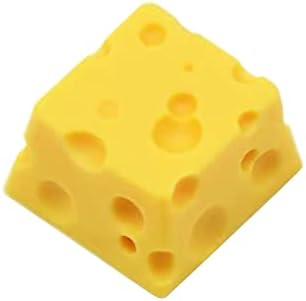 Cheese Keycap Cute Personality Resin Mechanical Keyboard for Key Cap Chesse Cake Design Yellow Keycaps Keycap
