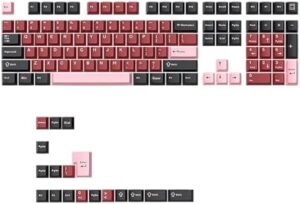 Double Shot Molded Keycaps for Mechanical Keyboards 126Keys Macaron Keycap Set