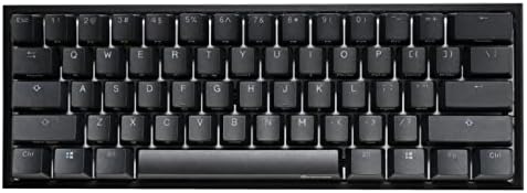 Ducky One 2 Pro 60% Mechanical Keyboard: Quack Mechanics Dampening, Gateron Yellow, High-Density PBT Tripleshot Keycaps, RGB, US, Black