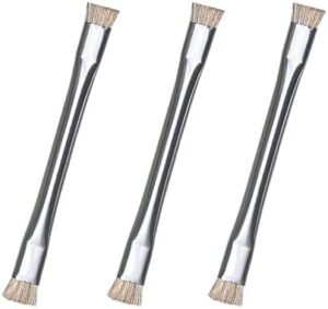 ESD Safe Double-Ended Hard Bristle Brushes – Anti-Static PCB & Phone Motherboard Cleaning Tools for Soldering (3)