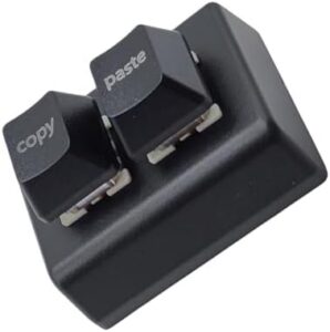 Ergonomic 2 Key Mechanical Keypad for Gamers and Designers Color Backlits USB Connection Hot Swap