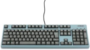 FILCO Majestouch + ASAGI FKBN108M/NSG3GAG-RKL Full Size Japanese Layout 108 Keys Cherry MX Brown Axis PBT 2 Color Molded Sky Gray Key Cap Included, 3 Red Key Locks, Asagi
