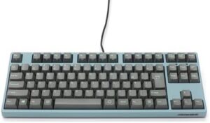 FILCO Majestouch + ASAGI FKBN91M/NSG3GAG-RKL Japanese Layout, 91 Keys, Cherry MX, Brown Axis, PBT 2 Color Molded Sky Gray Key Cap, 3 Red Key Locks, Asagi