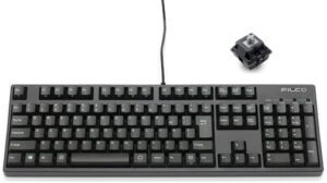 FILCO Majestouch + Ask Cherry MX Speed Silver Axis, Full Size, Japanese Arrangement, 108 Keys, PBT 2 Color Molded Asphalt Key Cap, N Key Rollover, Function Key Function, Black