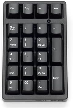 FILCO Majestouch TenKeyPad 2 Professional PBT Cherry Brown Axis USB 2 Color Molded Key Cap with Ring Shape Keeper Included, Black FTKP22M/B2D-KP03