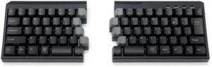 FILCO Majestouch Xacro M10SP Left and Right Separated Type, Japanese Arrangement, 76 Keys, Cherry MX Brown Axis, Programmable, Includes 10 Macro Dedicated Keys, 3 Red Key Locks, Black FKBXS76M/NB-RKL