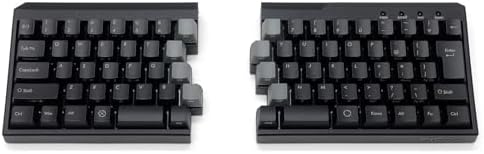 FILCO Majestouch Xacro M10SP Left and Right Separated Type, Japanese Arrangement, 76 Keys, Cherry MX Brown Axis, Programmable, Includes 10 Macro Dedicated Keys, 3 Red Key Locks, Black FKBXS76M/NB-RKL