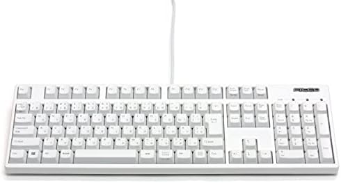 FILCO Majestouch2 FKBN108MPS/JMW2-AKP Japanese Layout, Cherry MX Silent Red Axis, Includes Asagi Keeper, Matte White