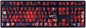 FKZ Anime Keycaps,PBT 5-Sided Dye Sublimation Cherry Profile Keycaps Japanese-Cartoon 108 Keys Custom Keycap Set for 61/87/104/108 Cherry MX Switches Mechanical Gaming Keyboard DIY (02)