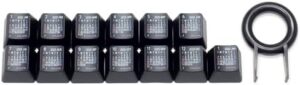 Filco Calendar Keycap Set 2025 Japanese Holidays 2025 + January 2026 13 Key Set with Keepler, Top Print, Black FC2025JTB Calendar Key Cap