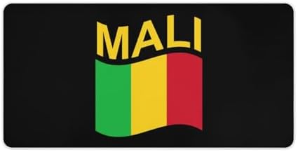 Flag of Mali Desk Mouse Mat Laptop Pad Desktop Protector Non-Slip Keyboard Pads for Office Gamer