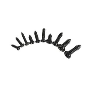 GLEAVI 1000pcs Screws Round Heads Self-Tapping Tiny Electronic Small Screws Metal Parts Carbon Steel .3 .5 Parts Set