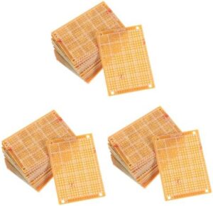 GLEAVI 3sets Electronics Pcb Board Solderable Circuit Board Protoboard 20pcs*3